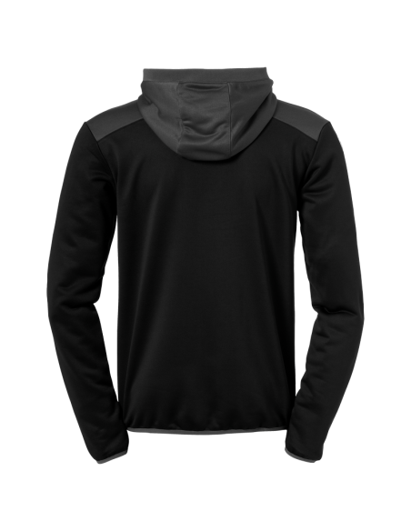 Kempa Emotion 2.0 Quarter Zip Hoody - Noir & Gris