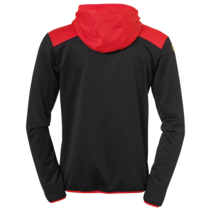 Kempa Emotion 2.0 Quarter Zip Hoody - Noir & Rouge 2