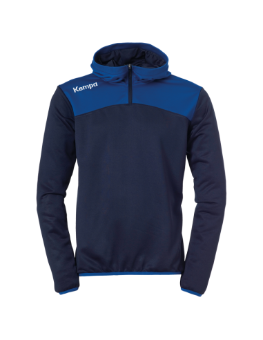 Kempa Emotion 2.0 Quarter Zip Hoody - Marine & Royal