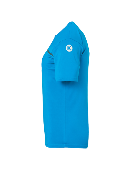 Kempa Emotion 2.0 Poly Shirt - Bleu & Gris