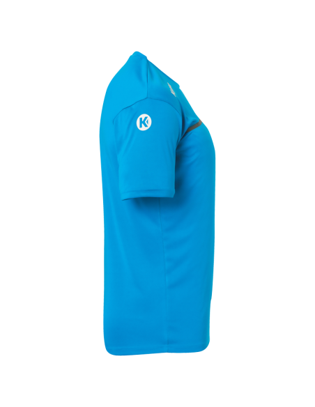 Kempa Emotion 2.0 Poly Shirt - Bleu & Gris