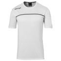 Kempa Emotion 2.0 Poly Shirt - Blanc & Gris