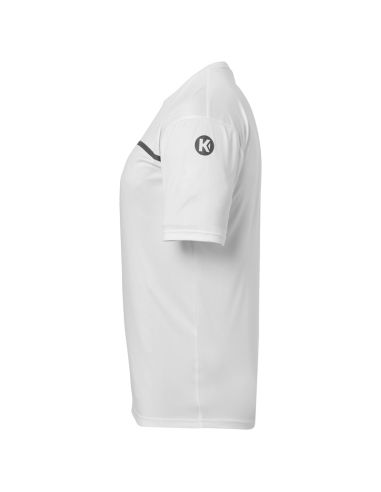 Kempa Emotion 2.0 Poly Shirt - Blanc & Gris