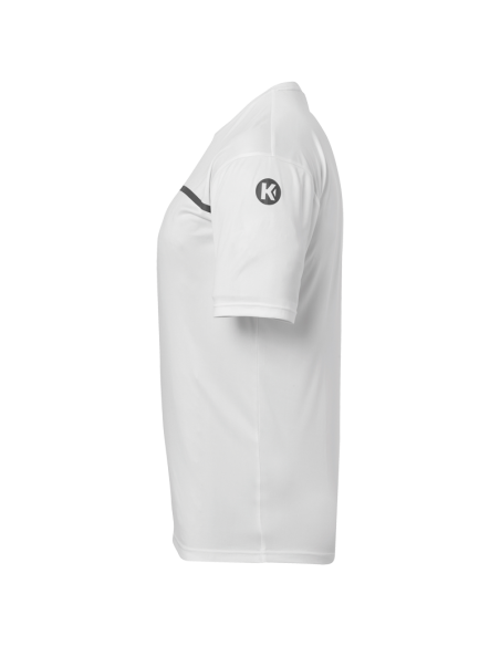 Kempa Emotion 2.0 Poly Shirt - Blanc & Gris
