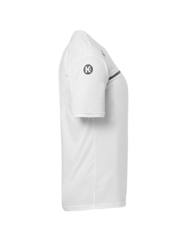 Kempa Emotion 2.0 Poly Shirt - Blanc & Gris