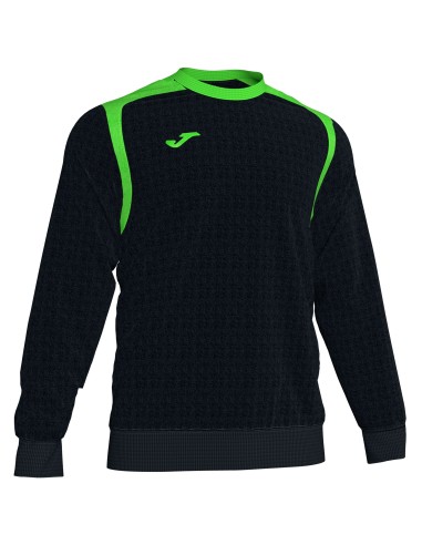 Joma Champion V Sweatshirt - Noir & Vert Fluo