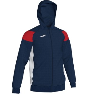 Joma Crew III Veste Capuche - Marine & Rouge