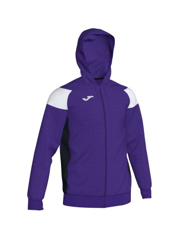 Joma Crew III Veste Capuche - Violet & Blanc