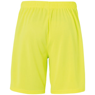 Uhlsport Center Basic Shorts - Jaune Fluo & Radar Bleu 2