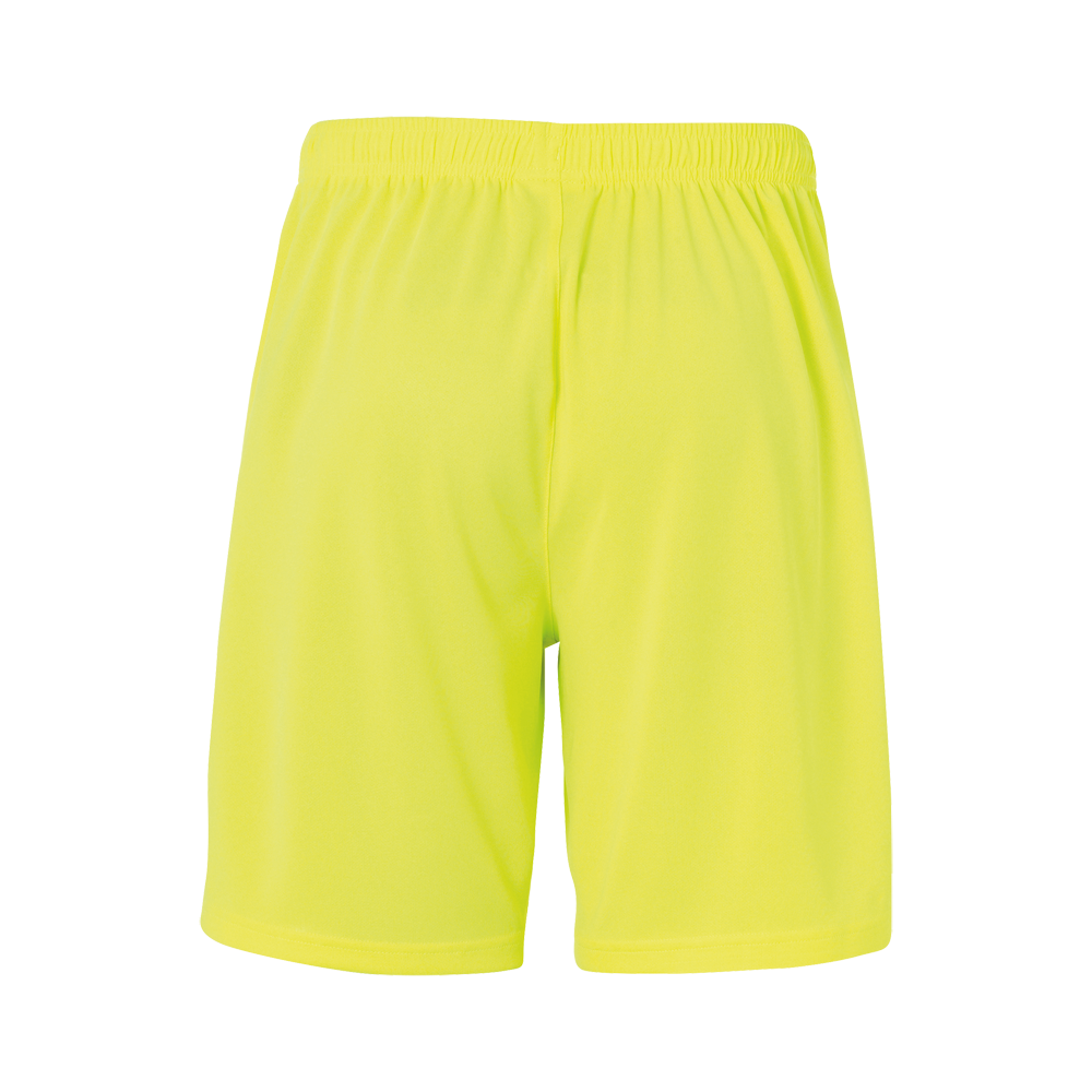 Uhlsport Center Basic Shorts - Jaune Fluo & Radar Bleu