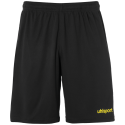 Uhlsport Center Basic Shorts - Noir & Jaune Citron