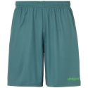 Uhlsport Center Basic Shorts - Vert Sapin & Vert Fluo