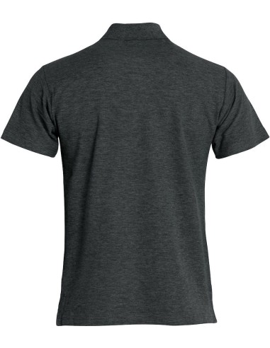 Polo Basic - Gris Chiné Foncé