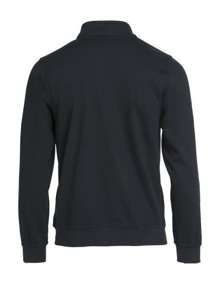 Sweat Zippé Basic - Noir