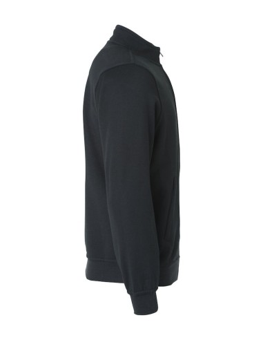 Sweat Zippé Basic - Noir