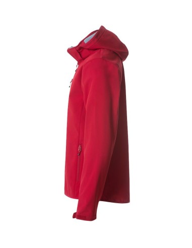 Veste Softshell à Capuche - Rouge
