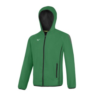 Mizuno Nagasaki Micro Jacket - Vert & Noir