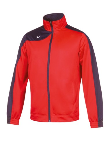 Mizuno Kobe Knitted Tracksuit - Rouge & Bleu Marine