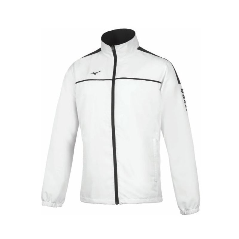 Mizuno Tokyo Micro Track Jacket Femme Blanc Noir