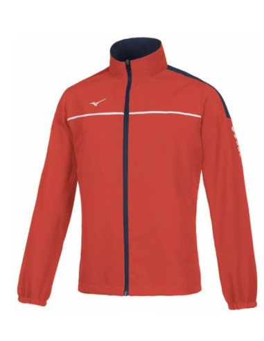 Mizuno Tokyo Micro Track Jacket - Rouge & Blanc