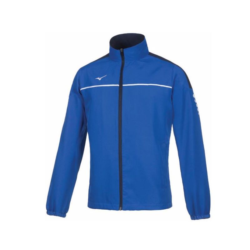 Mizuno Tokyo Micro Track Jacket - Bleu Royal & Bleu Marine