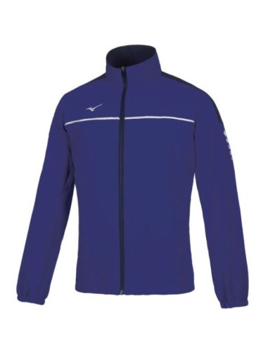 Mizuno Tokyo Micro Track Jacket - Bleu Marine & Blanc