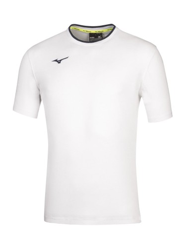 Mizuno Tee - Blanc & Marine