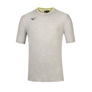 Mizuno Tee - Gris & Jaune