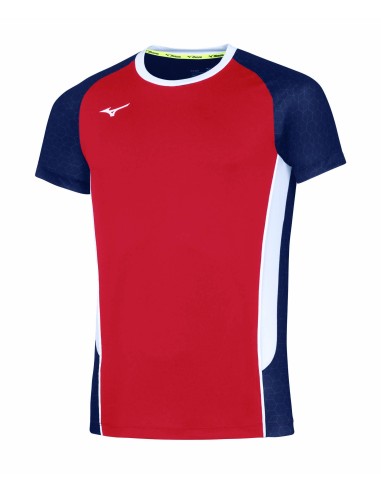 Mizuno Premium High-Kyu Tee - Rouge & Blanc