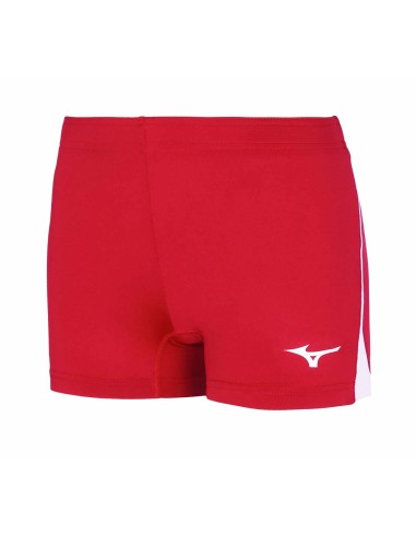 Mizuno High-Kyu Tight - Femme - Rouge