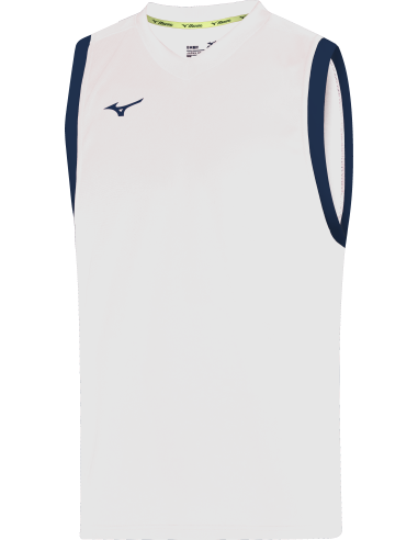 Mizuno Authentic Basketball Vest - Blanc & Marine