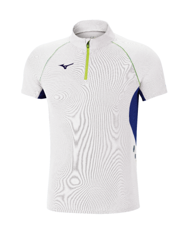 Mizuno Premium JPN H/Z Tee - Blanc & Royal