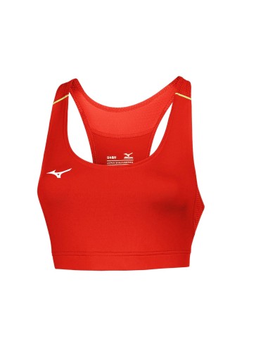 Mizuno Premium JPN Bra Top Femme - Rouge