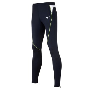 Mizuno Premium JPN long Tight - Femme - Marine & Blanc