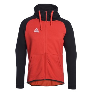 Peak Hoodie Zip Elite Rouge