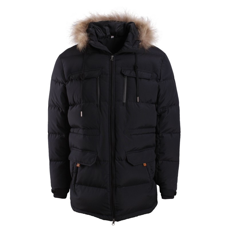 Peak Down Jacke Elite Noir