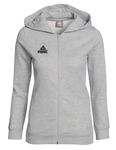 Peak Hoodie Zip Elite Gris