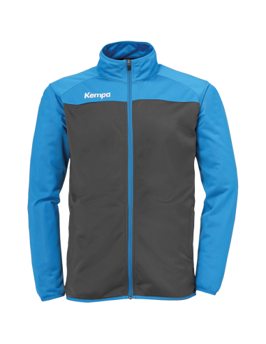 Kempa Prime Poly Jacket - Bleu Kempa / Gris