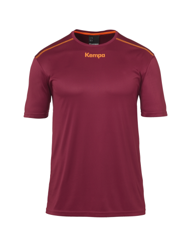 Kempa Poly shirt - Rouge profond