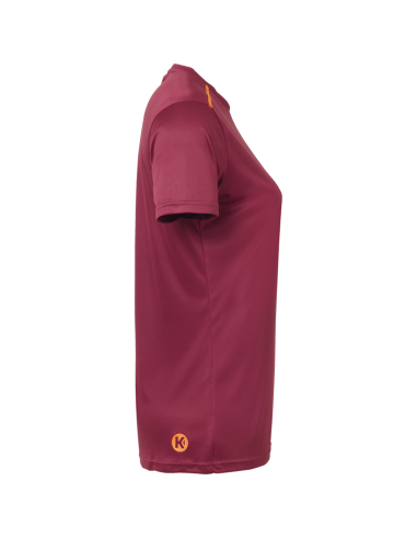 Kempa Poly shirt Femme - Rouge profond