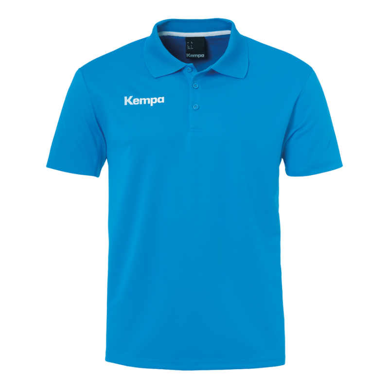 Kempa Poly Polo Shirt - Bleu Kempa