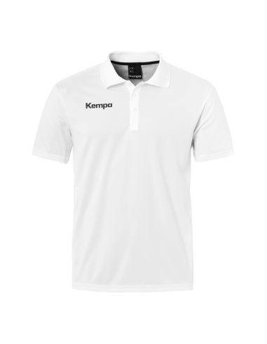 Kempa Poly Polo Shirt - Blanc