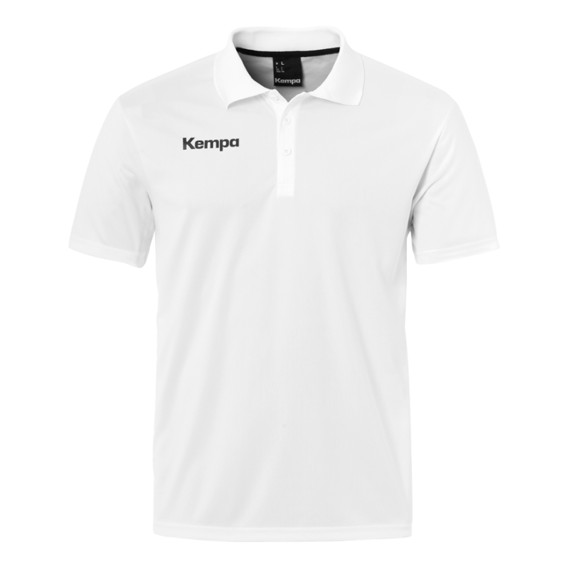 Kempa Poly Polo Shirt - Blanc