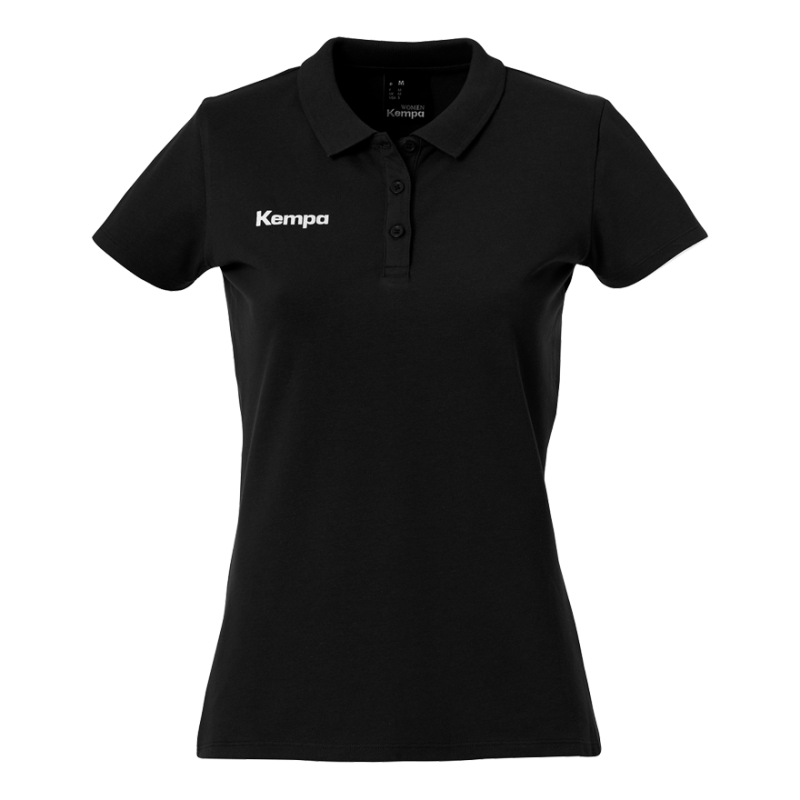 Kempa Polo Shirt Femme - Noir