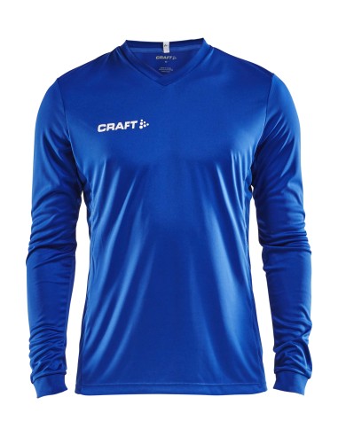 Craft Squad Jersey Solid LS - Bleu Cobalt