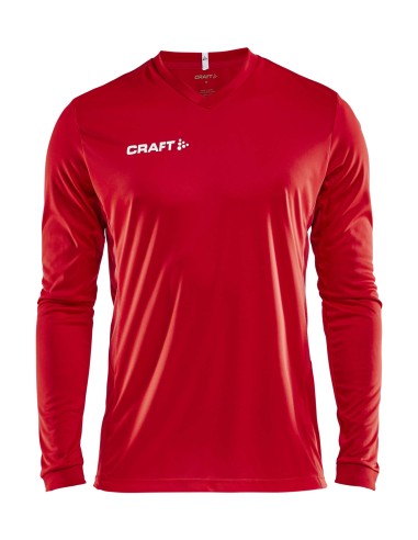 Craft Squad Jersey Solid LS - Rouge