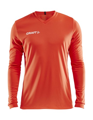 Craft Squad Jersey Solid LS - Rouge Cocktail