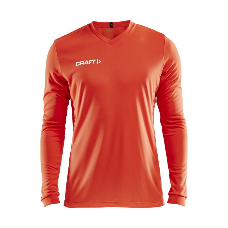 Craft Squad Jersey Solid LS - Rouge Cocktail