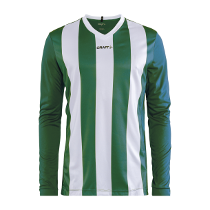 Craft Progress Jersey Stripe LS - Vert & Blanc