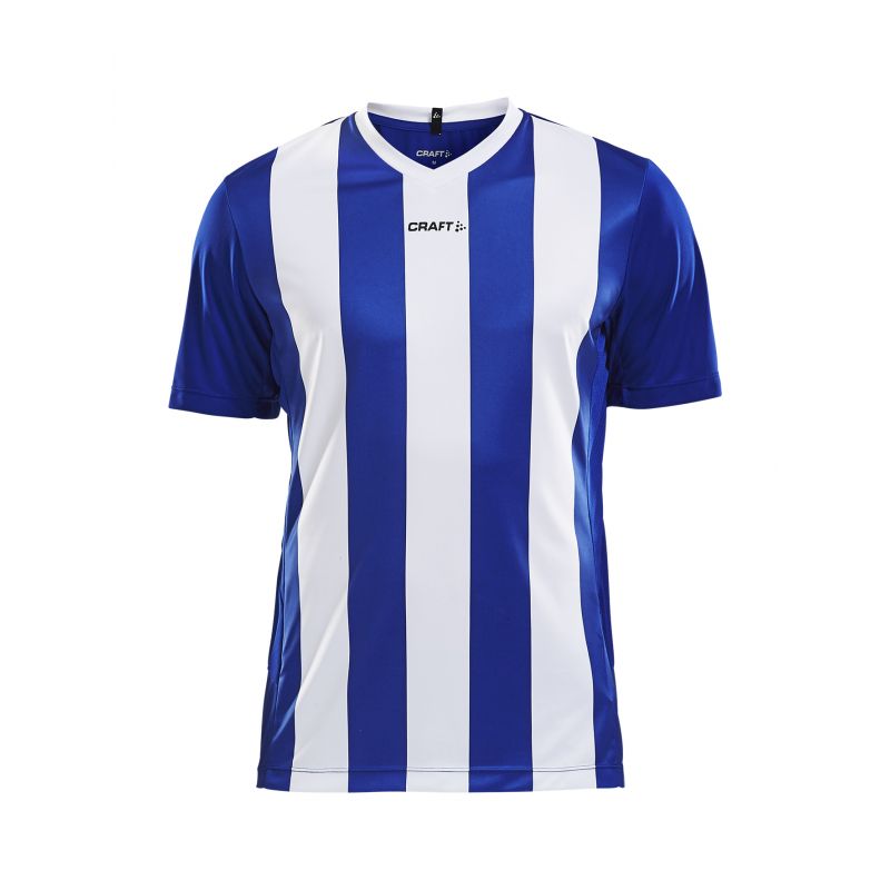 Progress Jersey Stripe - Cobalt & Blanc